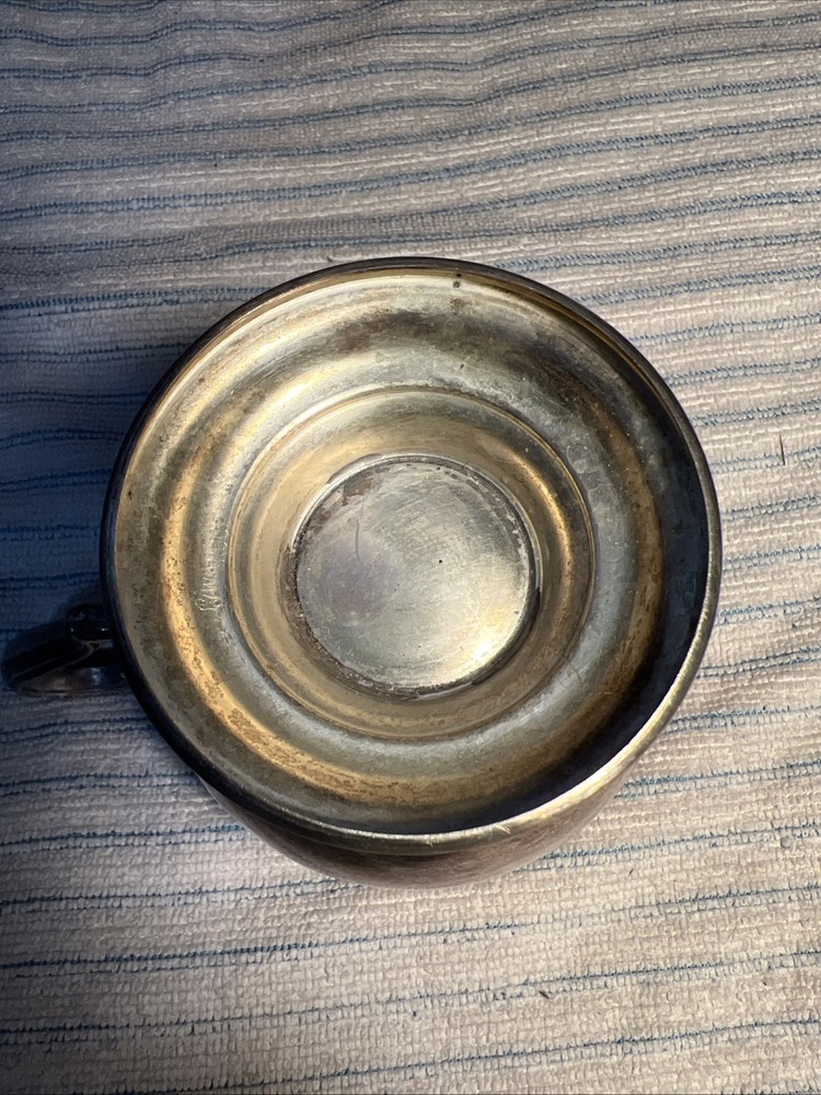 F.B.Rogers Silver Cream Pitcher Vintage 3” Tall