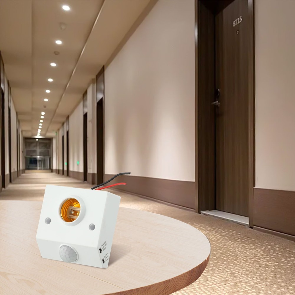 Transform Your Space with the Smart E27 Infrared Induction Lamp Socket Holder