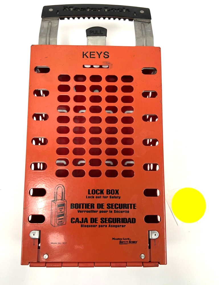 MASTERLOCK 503RED GROUP LOCKOUT BOX SAFETY SERIES 14 LOCKS MAX.