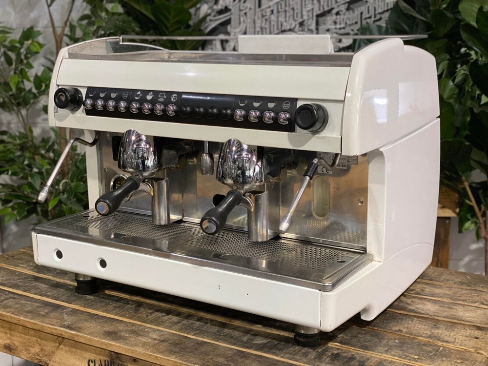 WEGA SPHERA 2 GROUP WHITE ESPRESSO COFFEE MACHINE