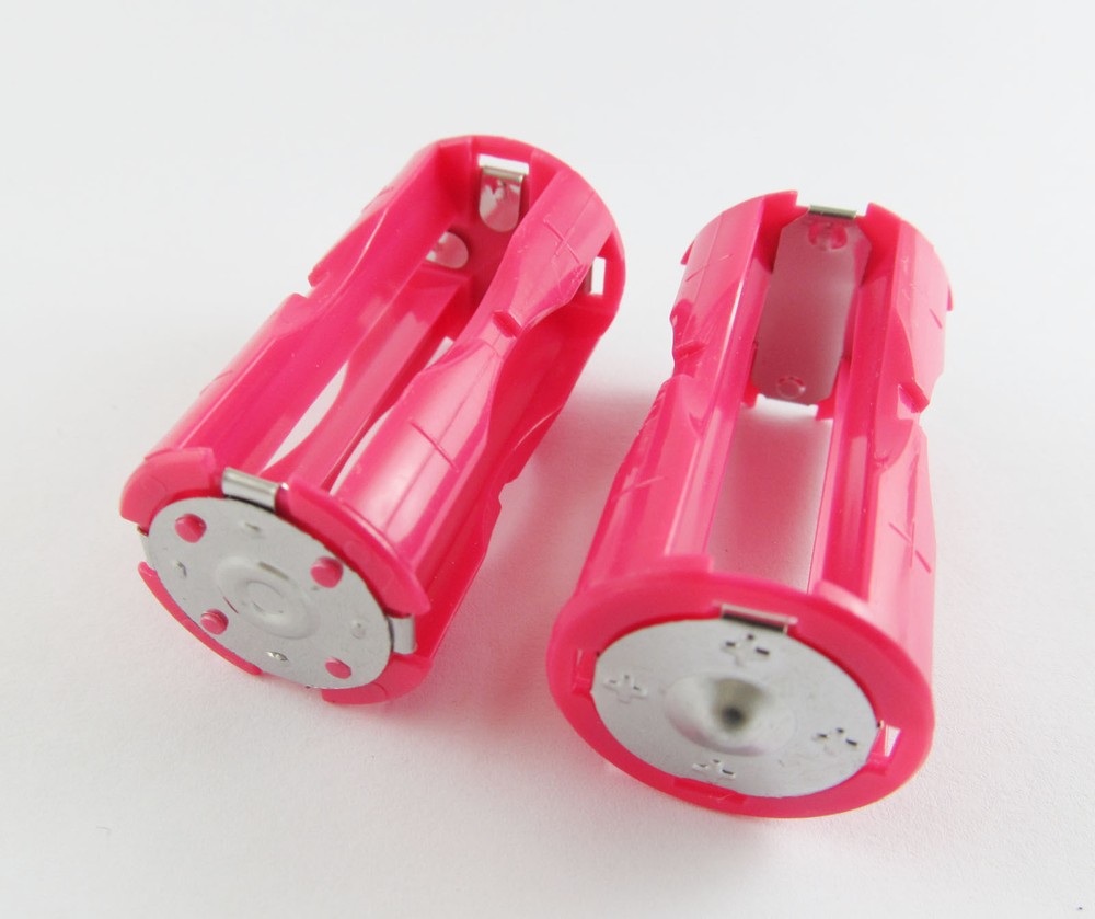 10pcs Parallel Adapter Battery Holder Case Box Convert 4 AAA To 1 C DC 1.5V Red