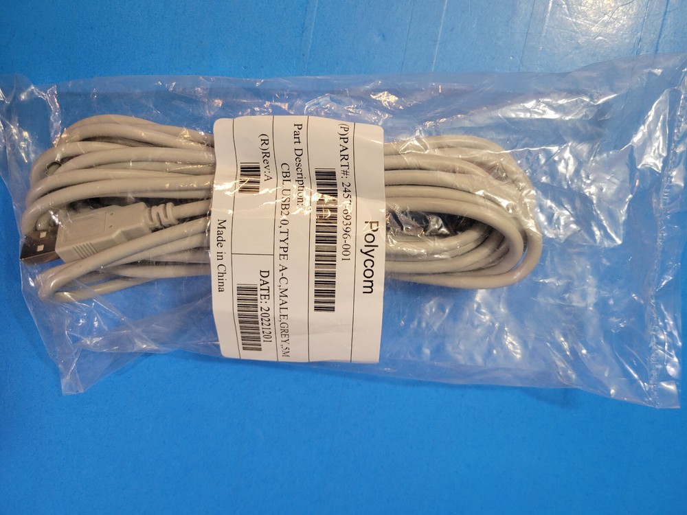 POLYCOM CBL,USB 2.0,TYPE A-C,MALE,GREY,5M