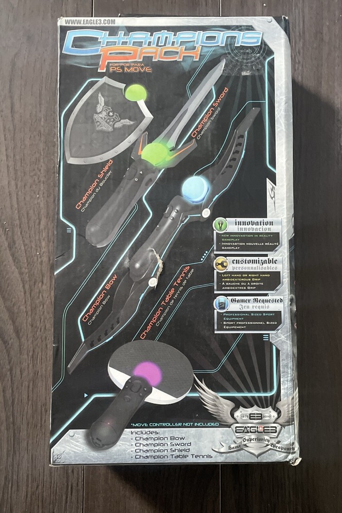 PSM Bundle Champion Pack Accessory Kit Eagle 3 NEW IN BOX PS Move