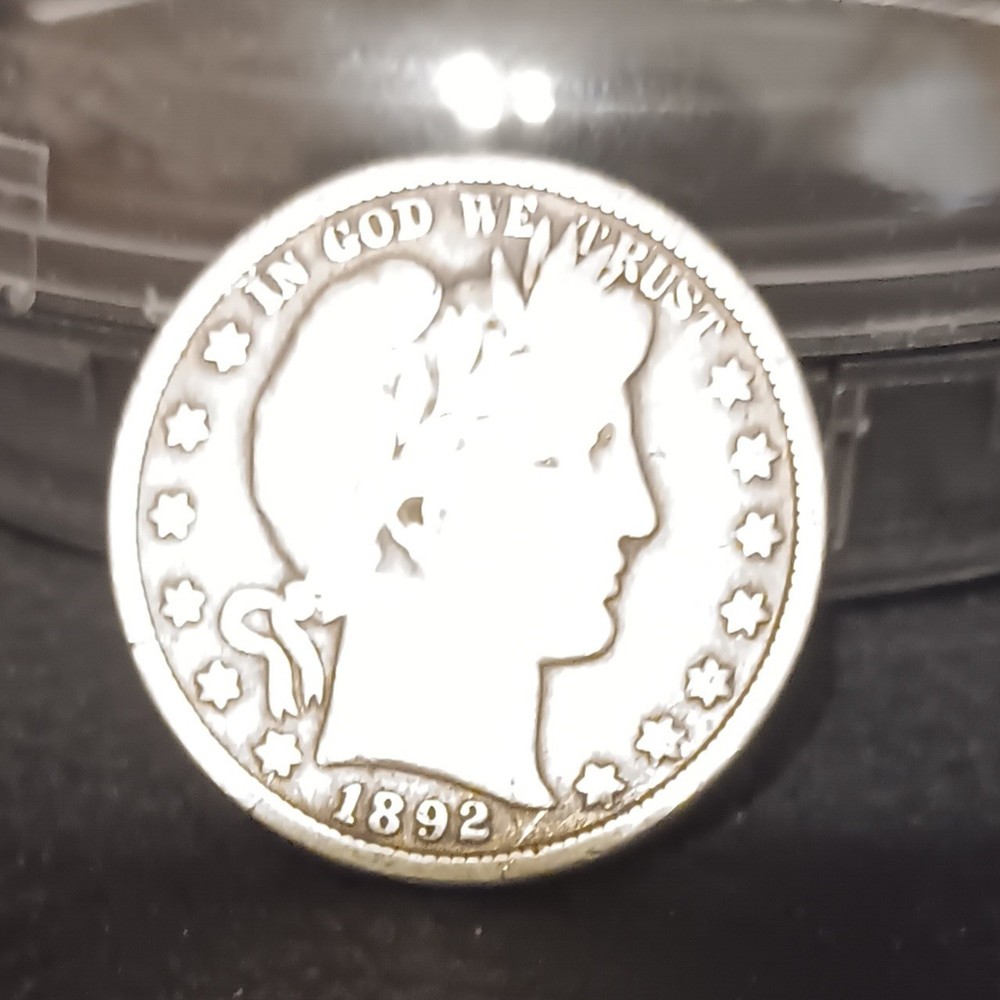 1892 BARBARA SILVER HALF DOLLAR