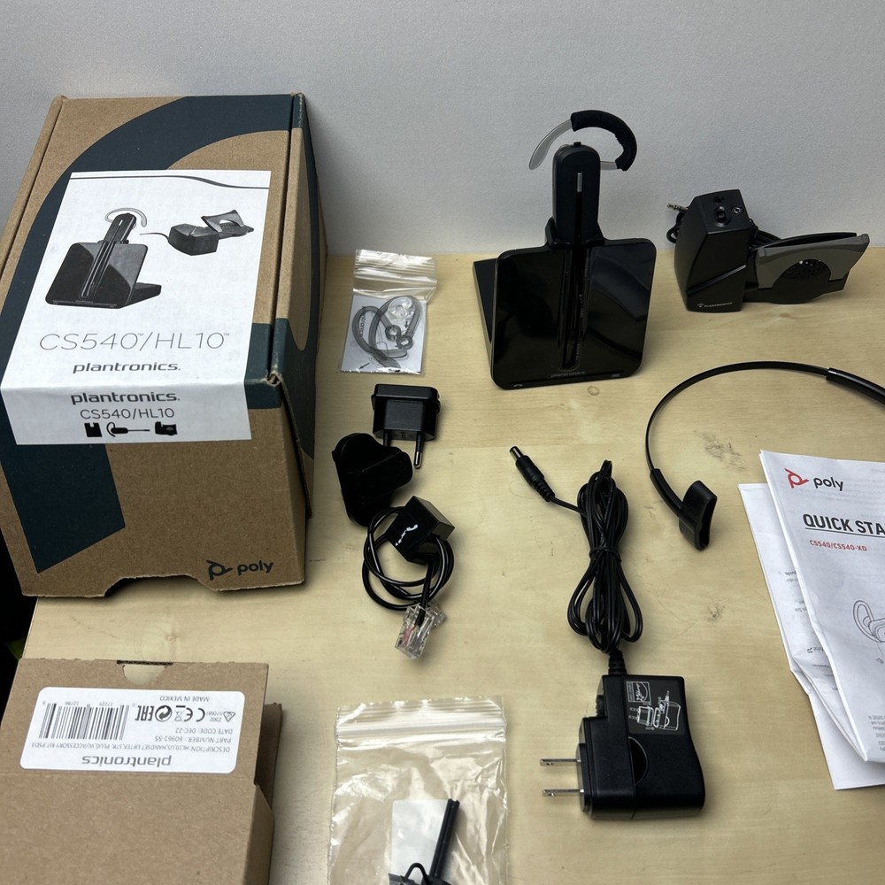 Plantronics CS540/HL10 Bundle Used (Please Read)