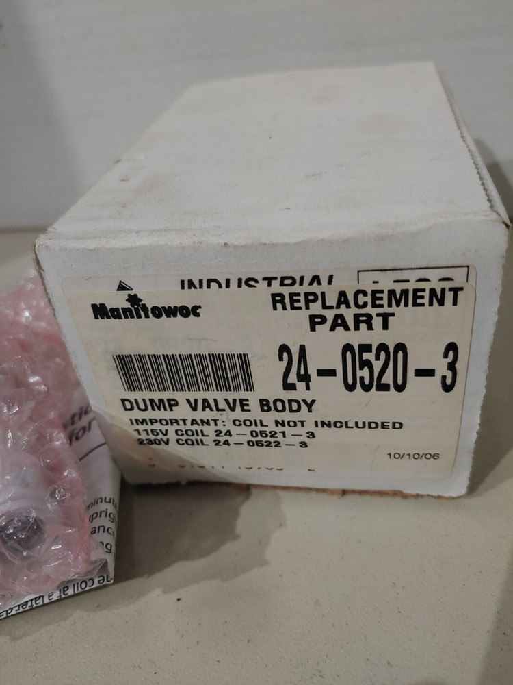 MANITOWOC 24-0520-3 DUMP VALVE BODY (NO COIL)