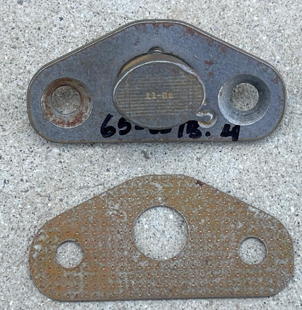 FORD THUNDERBIRD DOOR LATCH STRIKER PLATE MOUNTING KIT RIGHT OR LEFT 1965-1966