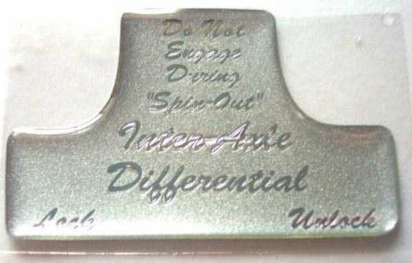 UP Switch Guard Inter-Axle Differential for Freightliner Silver Glossy #21015