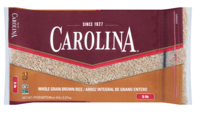 Carolina Brown Rice, 5 Pound Bag