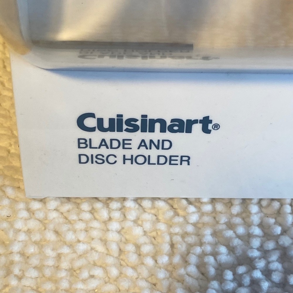 Cuisinart Food Processor Blade and Disc Holder Storage Case with Attachments