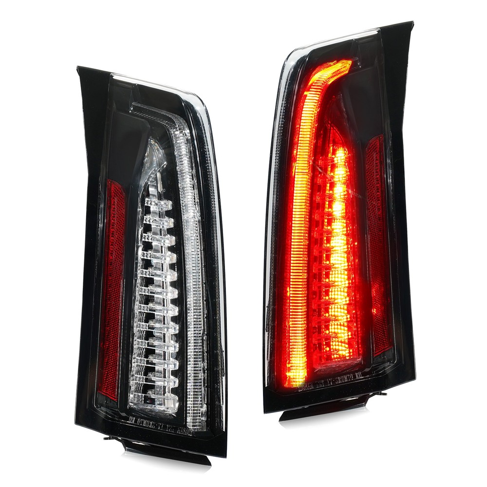 Fit for 2013-2018 Cadillac ATS LED Tail Light Black Conversion Pair Left + Right