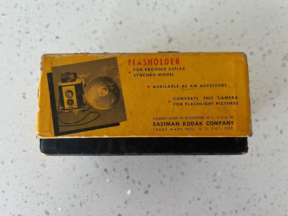 Kodak Brownie Reflex Synchro Model camera w/box - untested