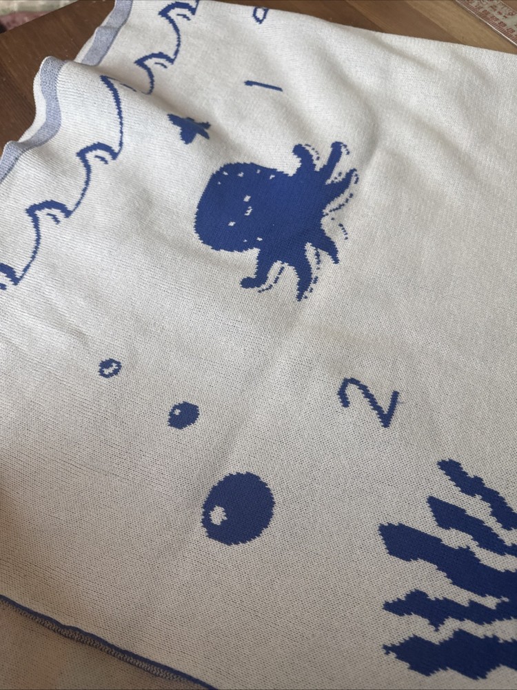 Little Days Milestone Whale Blanket
