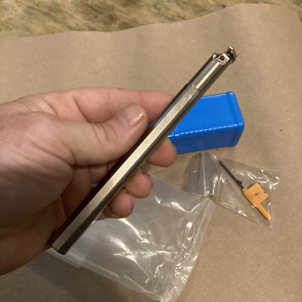KYOCERA 1/2 Profiling Boring Bar Indexable Diamond Shape Insert A08M-SVZCL 1.5AE