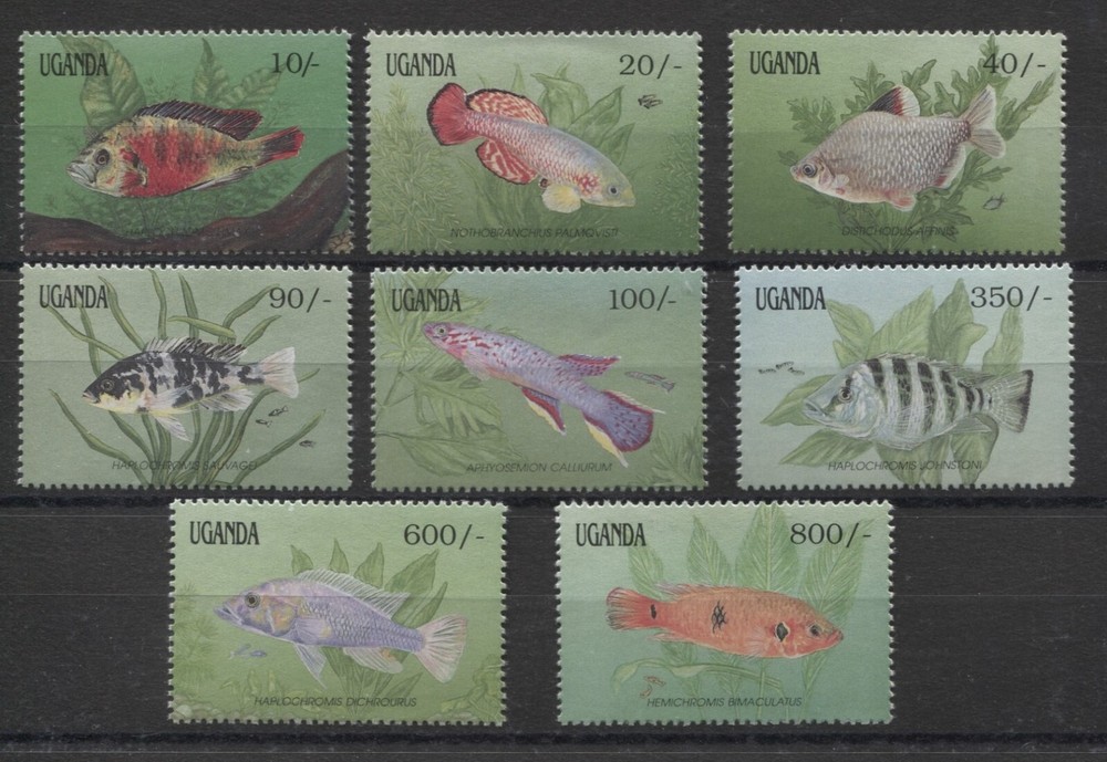 UGANDA - 1990 Fish - (3264)