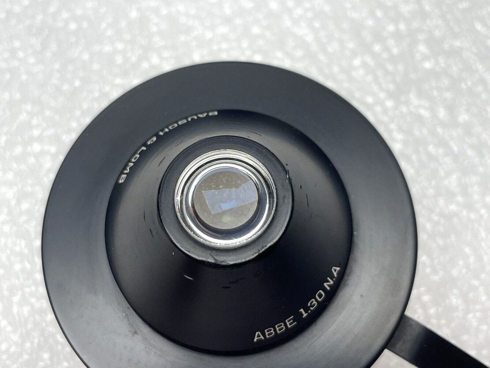 BAUSCH & LOMB MICROSCOPE CONDENSER ABBE 1.30 N.A CONDENSOR