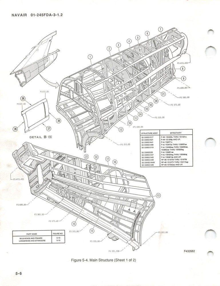F-4 Phantom II (Navy) 1990 Structural Repair-Fixed Structure Flight Manual - CD