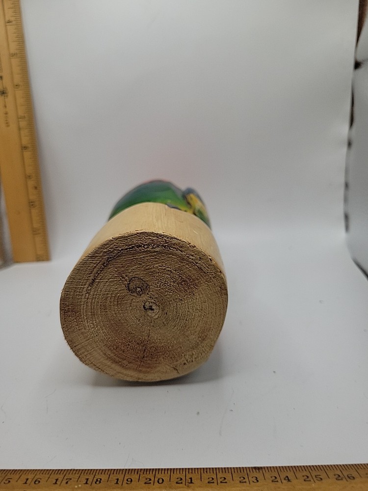 Carved Wood Parrot