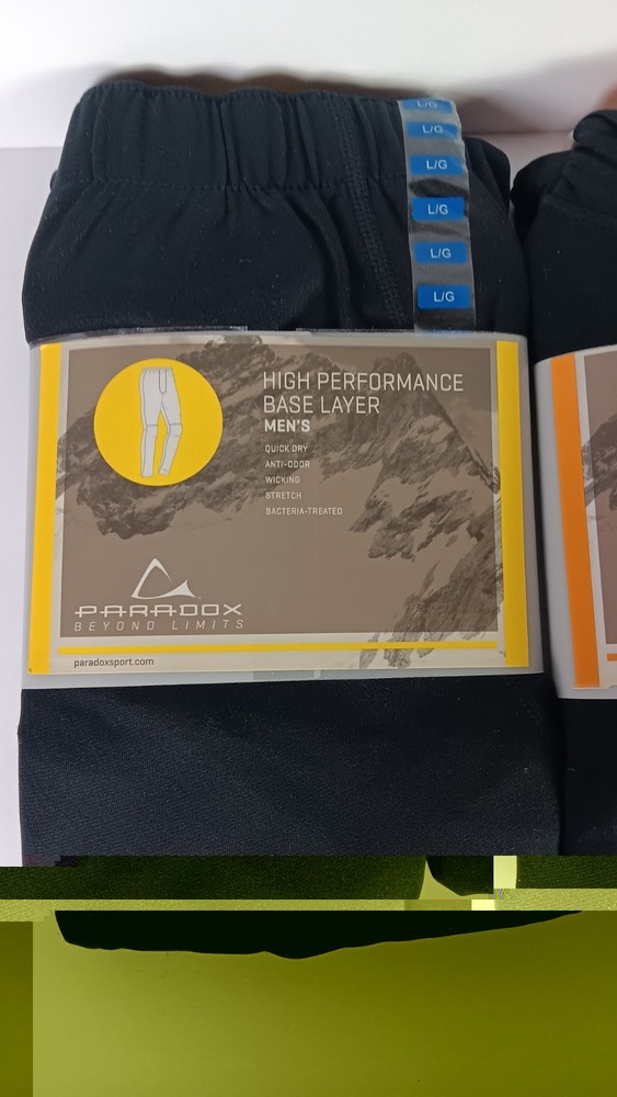 Paradox Beyond Limits Eco-Friendly Base Layer Set Men's L Pullover & Pants NIP
