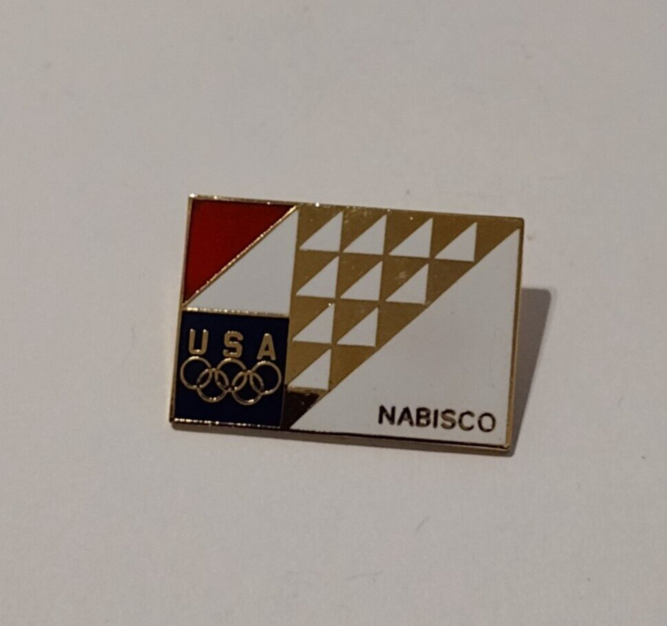USA Olympics Nabisco Sponsor Lapel Pin
