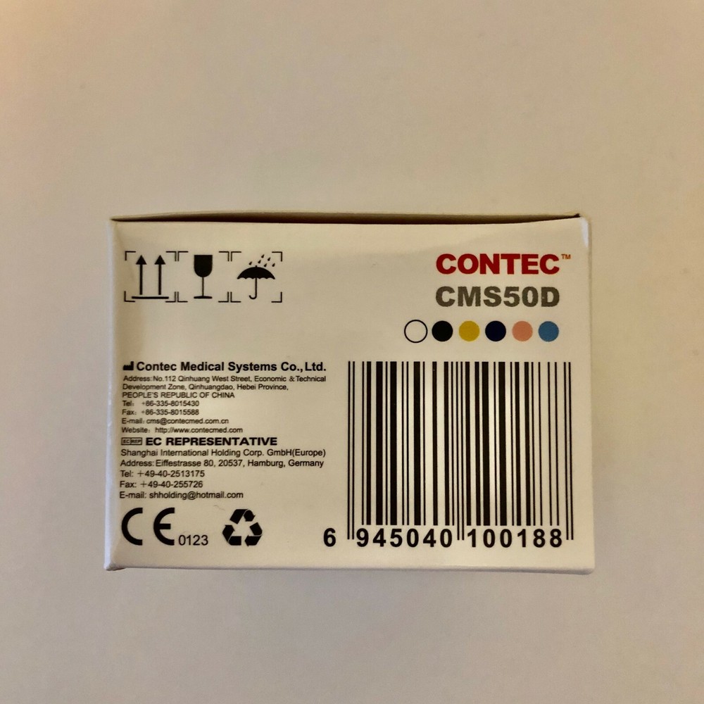CONTEC CMS50D oled display fingertip pulse oximeter with Batteries