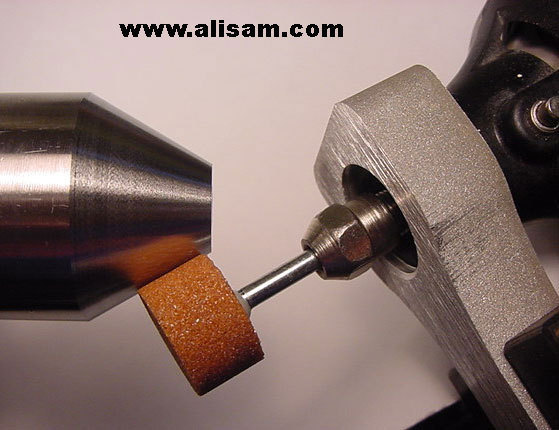 Dremel® tool holder for lantern style tool post lathe tool
