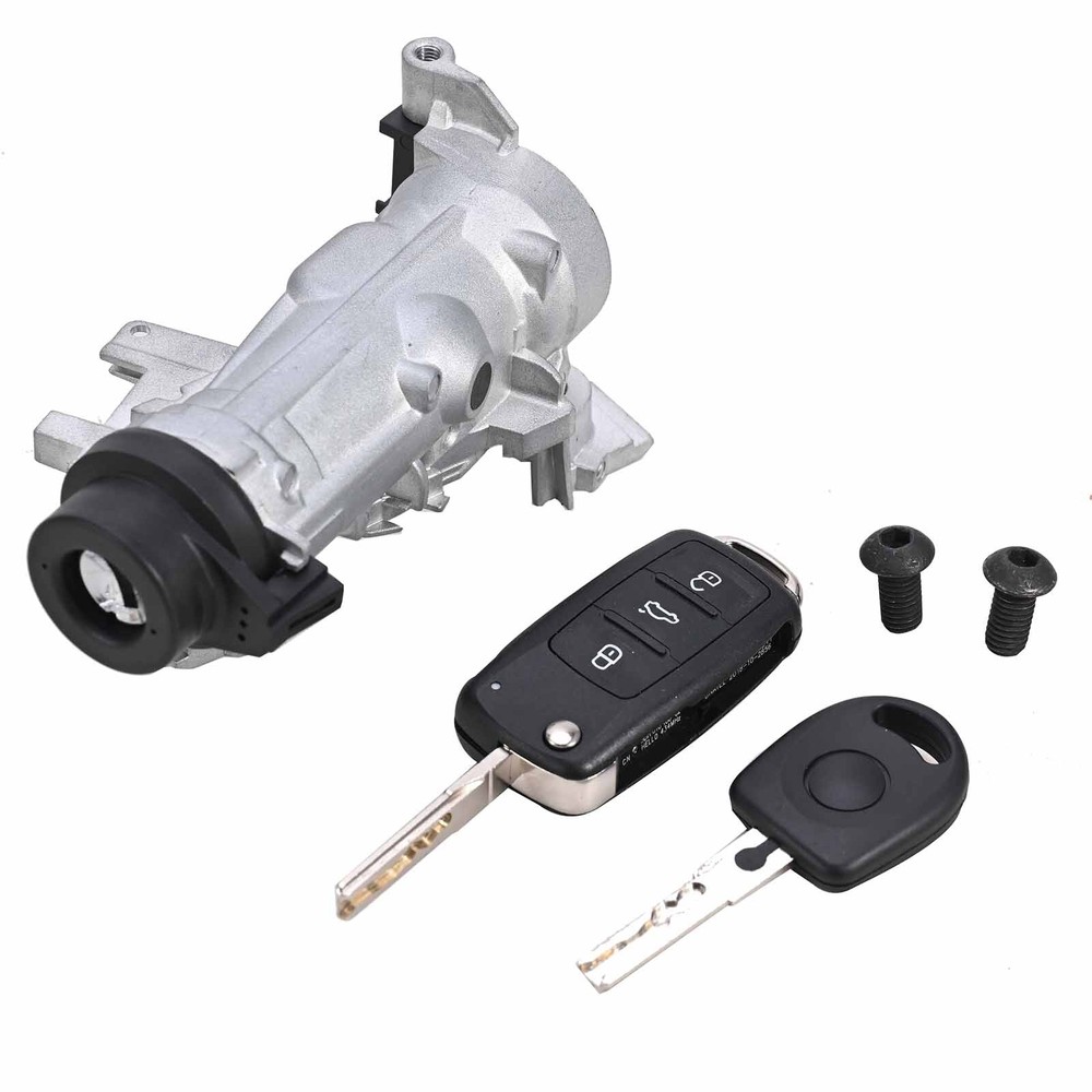 IGNITION SWITCH LOCK ASSEMBLY FOR VW JETTA 2006-2018 W/ REMOTE Control KEY SHELL