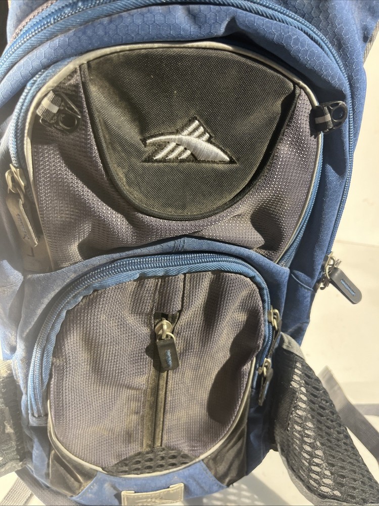 High Sierra Blue Hydration Pack With Bladder