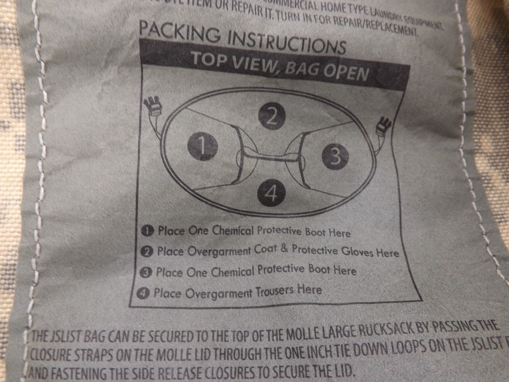 JSLIST Joint Service Lightweight Integrated Nuclear Back Packs