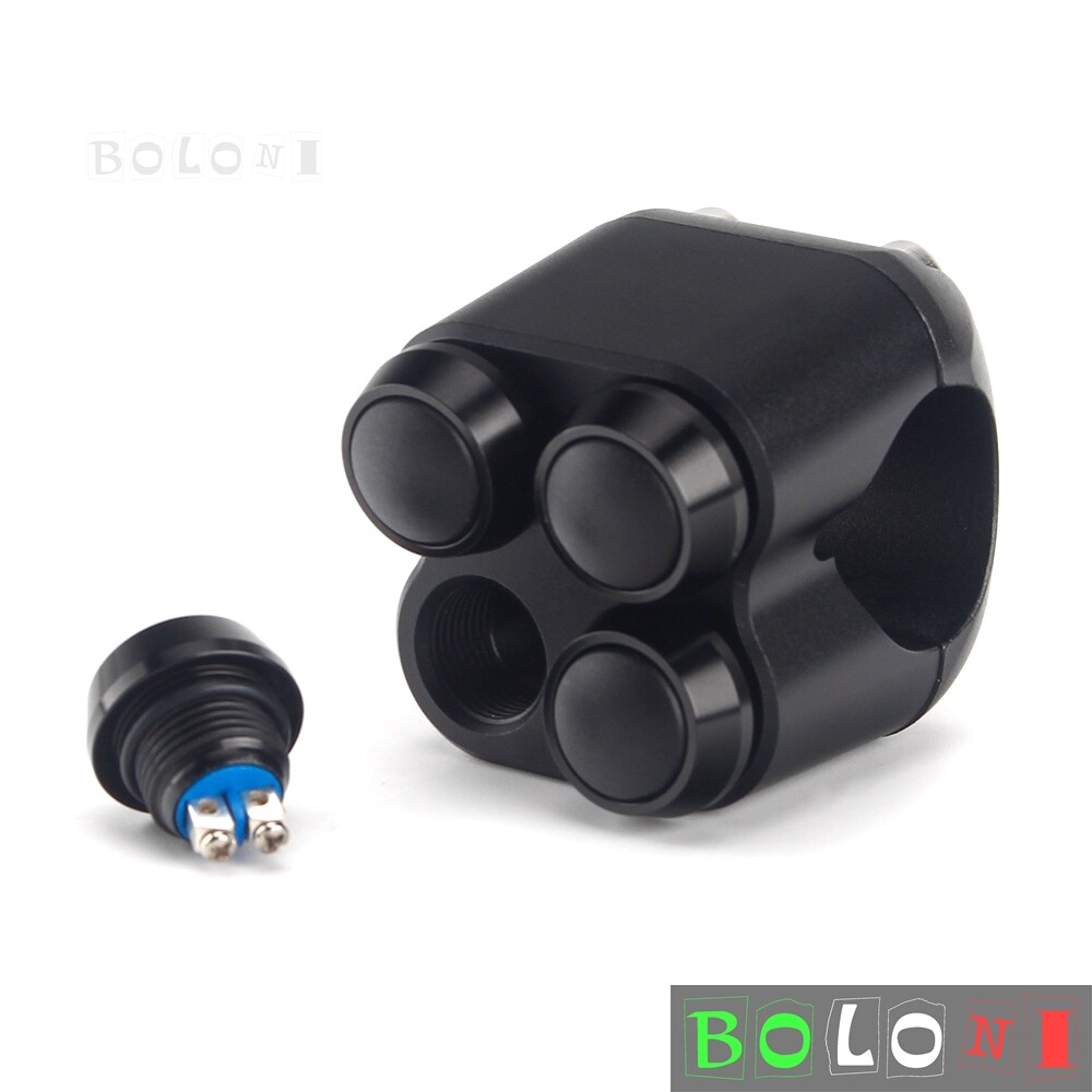 Motorcycle Push Button Controller (Momentary Switch) For Bobber 7/8" Bar