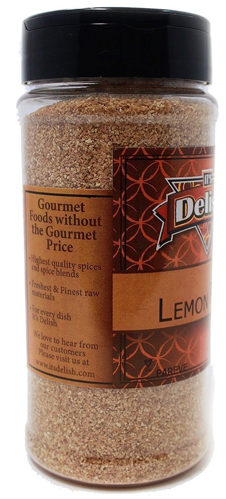 Granulated Lemon Peel by Its Delish, 8 Oz. Medium Jar
