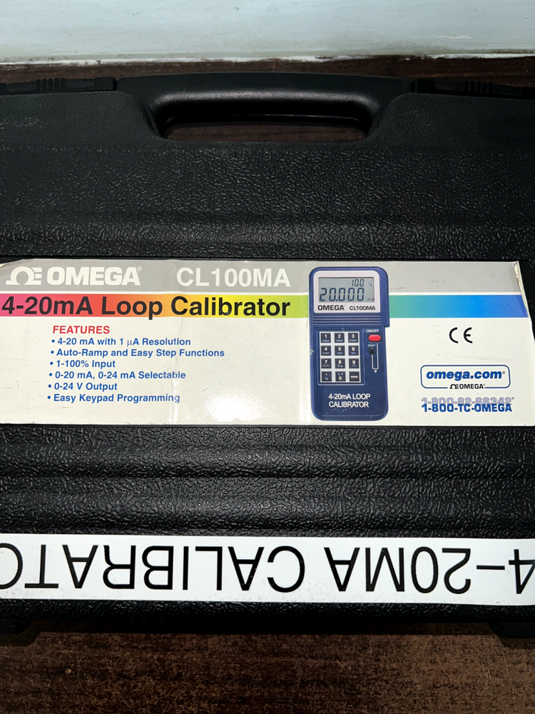 OMEGA CL100MA 4 - 20 MA LOOP CALIBRATOR