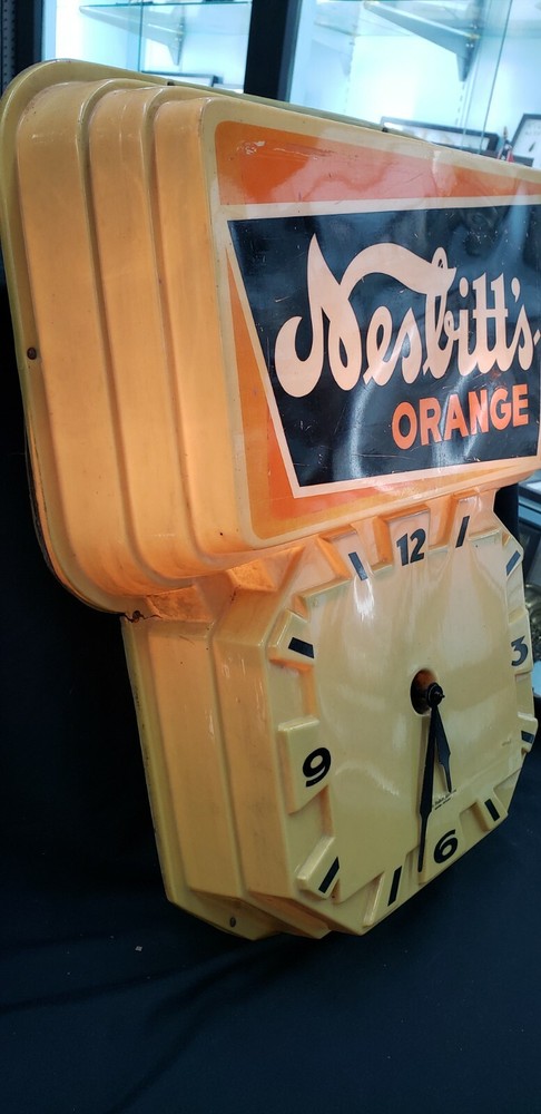 Vintage Nesbitt's Orange Drink Wall Clock