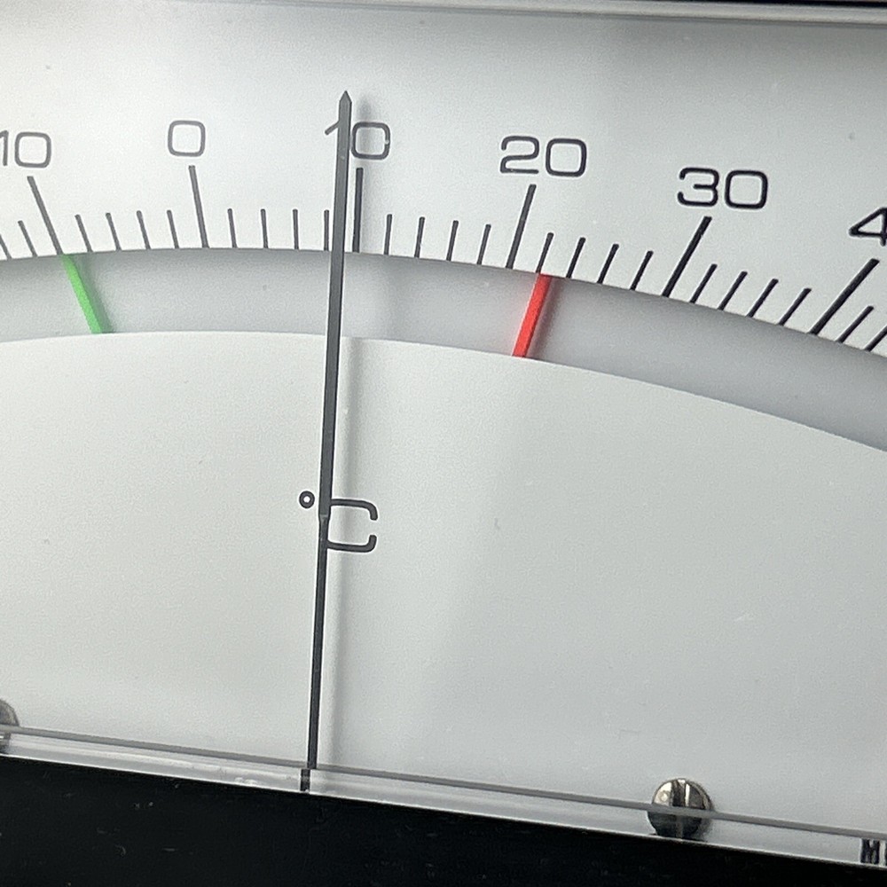 BEEDE Centigrade Analog Celsius Display Indicator Panel, MQ451259001, +50 to -30