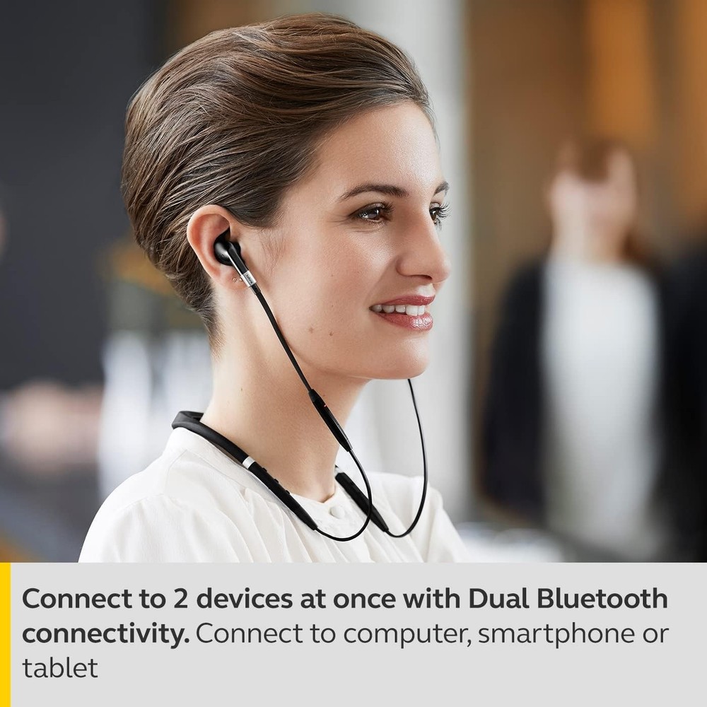 Jabra Evolve 75e Neckband Wireless Earphone Black