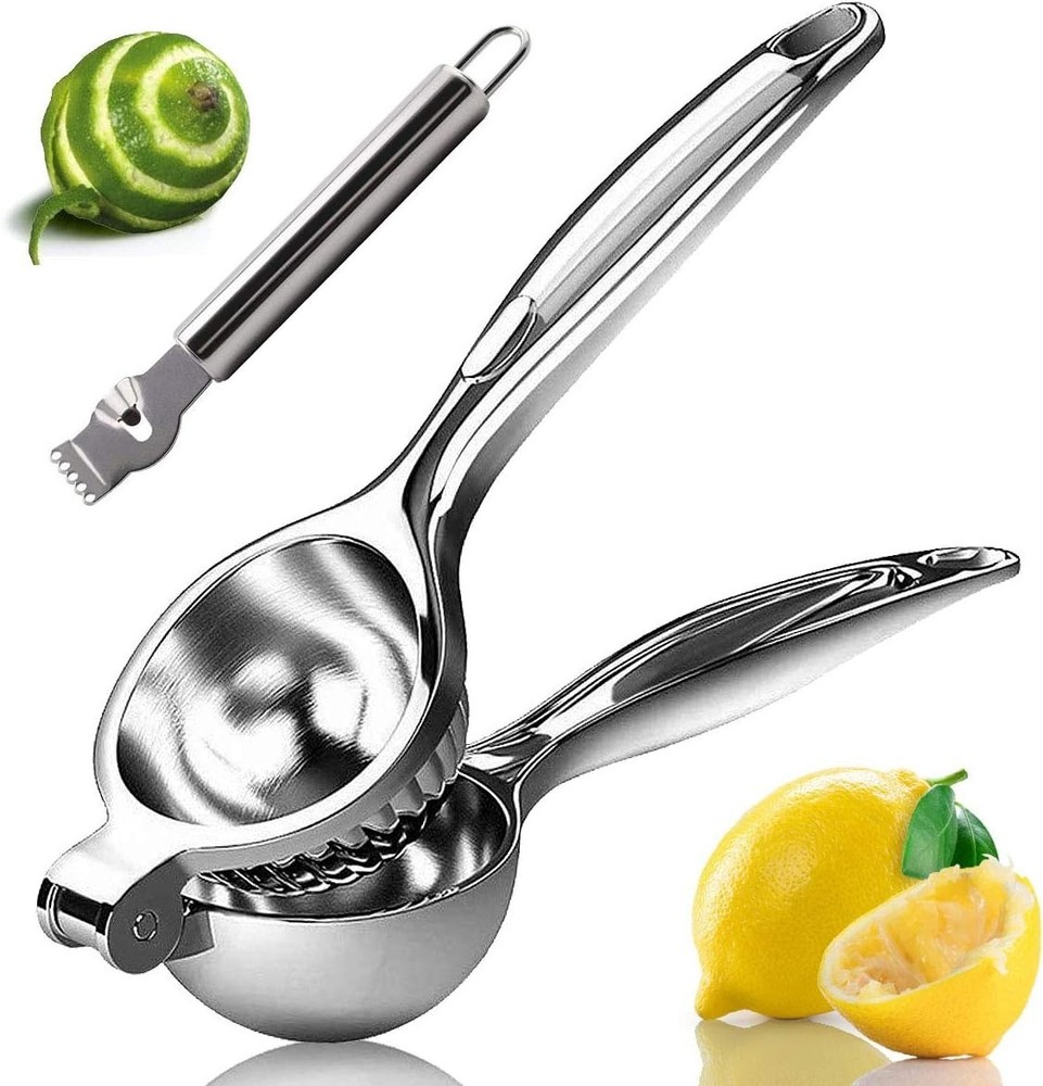 Ergonomic Handheld Citrus Juicer - Maximize Juice with Durable Zester Accessory