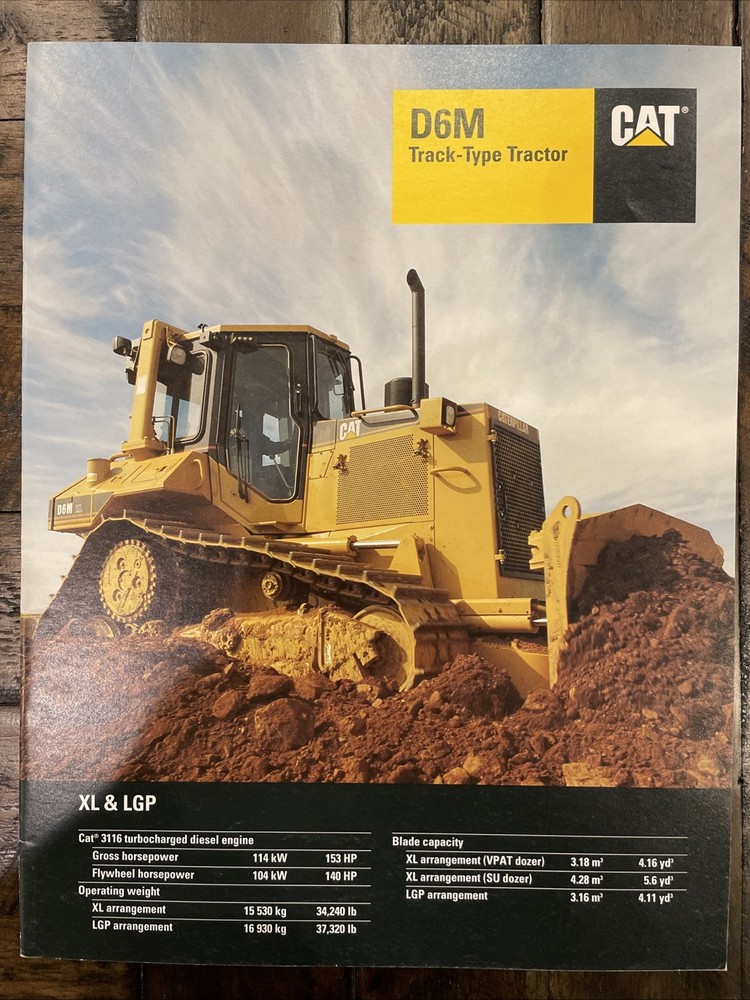 Caterpillar D6M Brochure ‘99