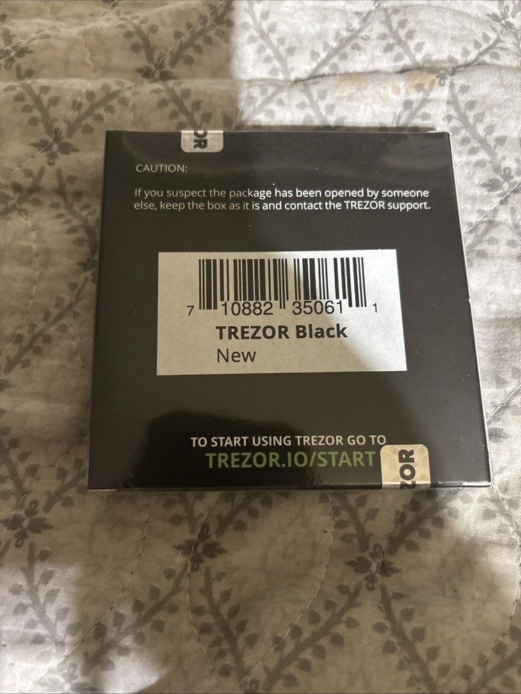 Trezor Model One Hardware Wallet - Secure Crypto Storage for BTC, ETH & More
