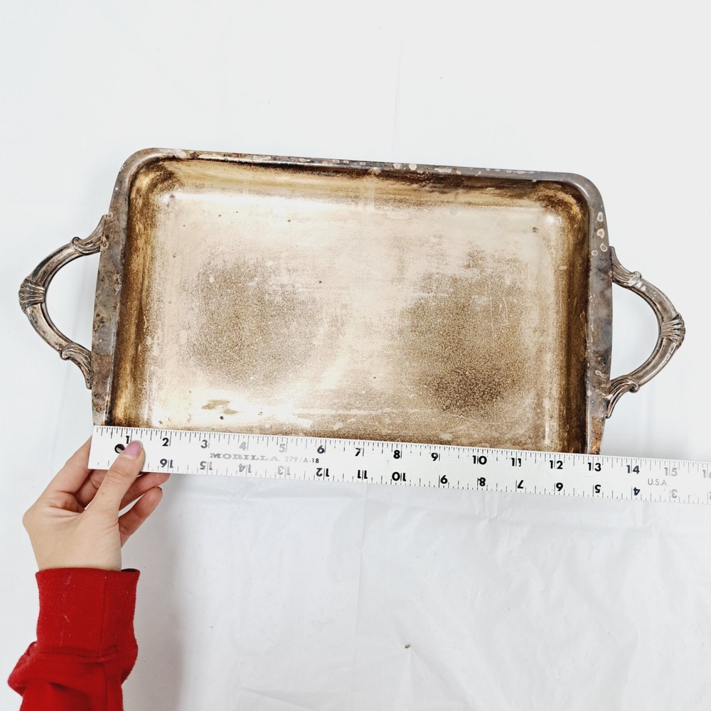 Vintage Silver Plate Vegetable Serving Dish Elegant
