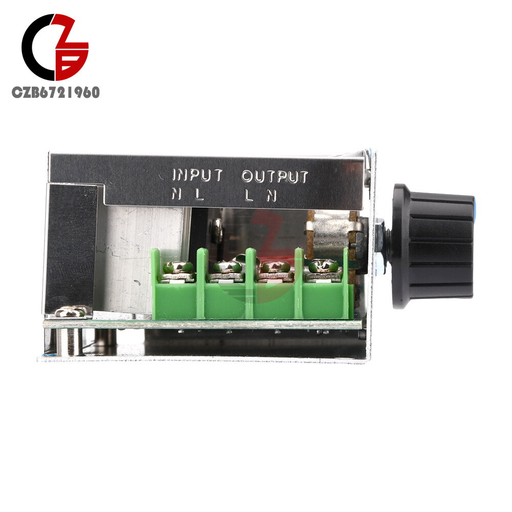 AC-DC 220V PWM Voltage Regulator Brush Motor Speed Controller Max 20A Switch