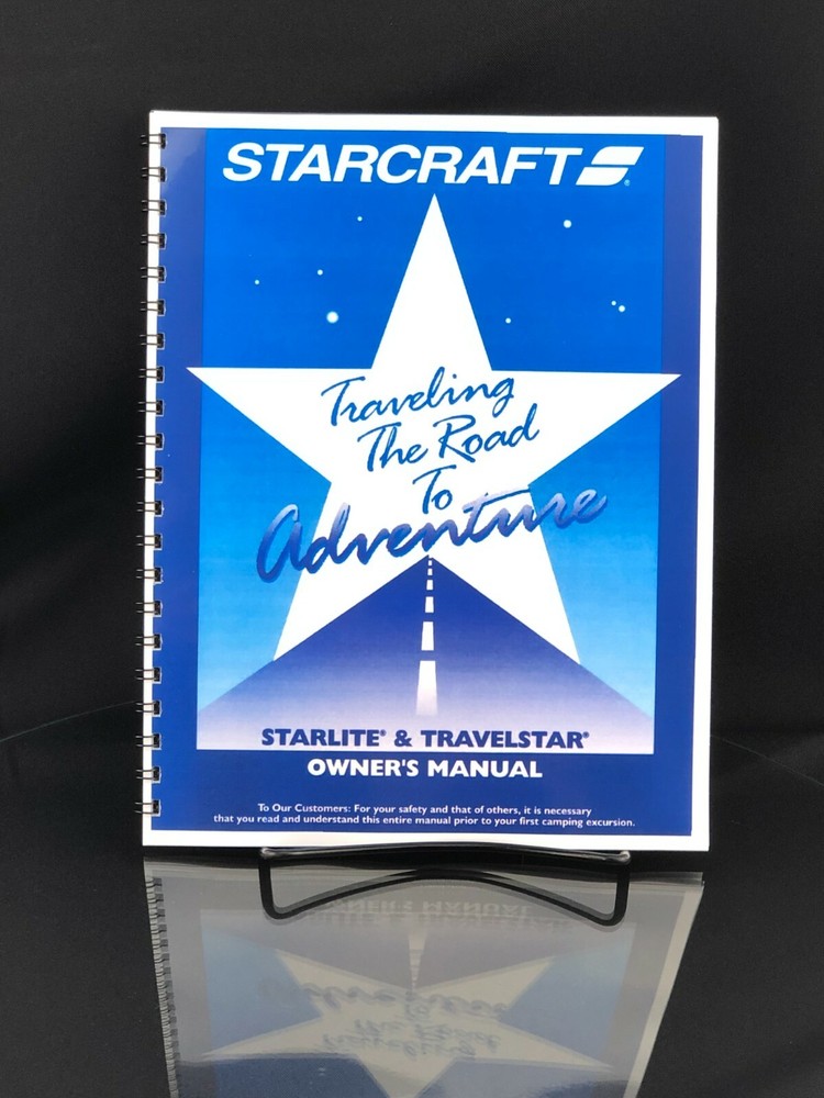 Starcraft 2003 Starlite & Travelstar Manual Instructions User Guide Coil Bound