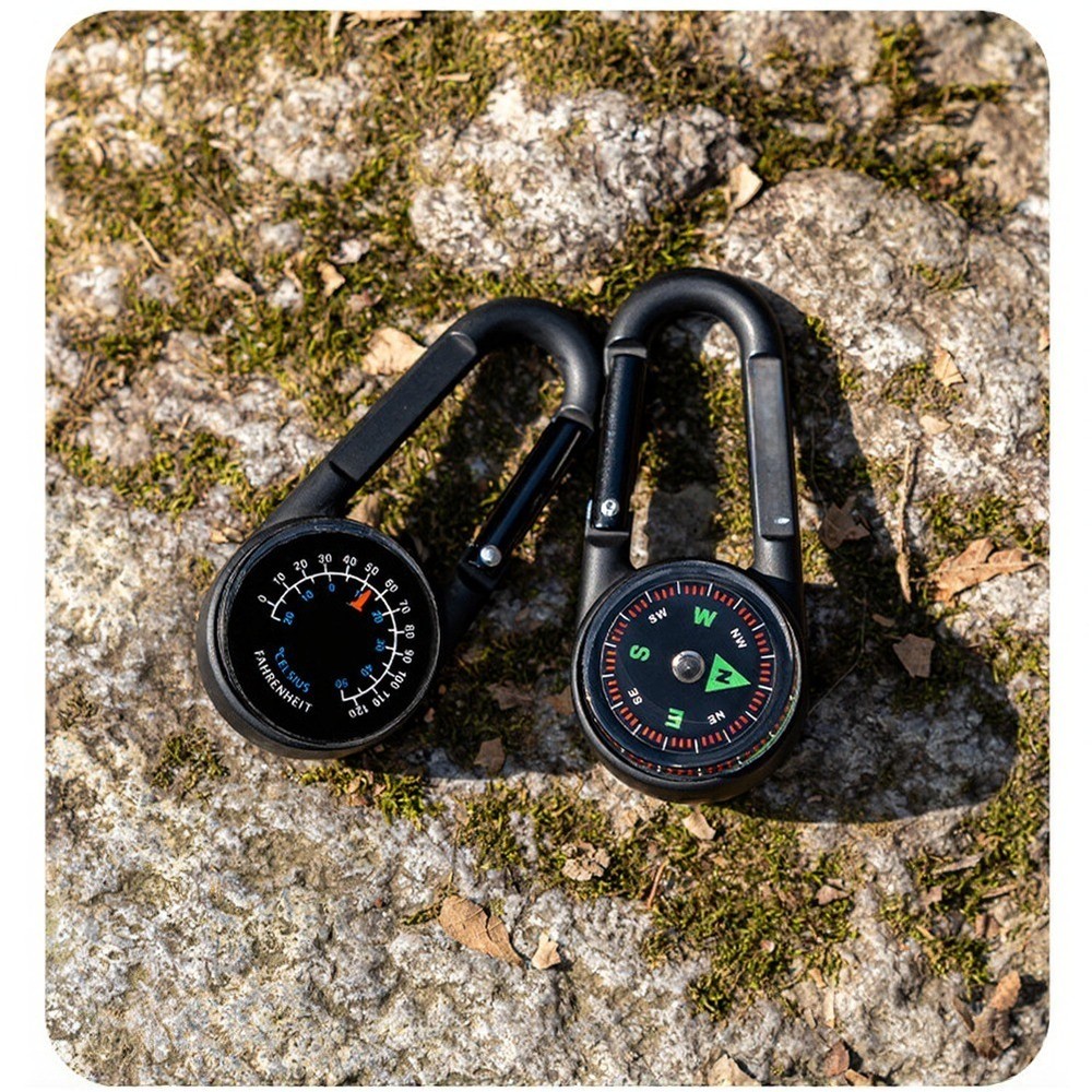 Outdoor Ready For Compass Thermometer with Clear Markings for Direction