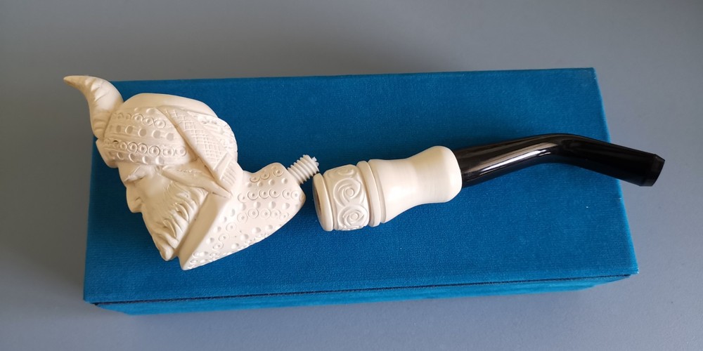 NEW High Quality Meerschaum Pipe With Box