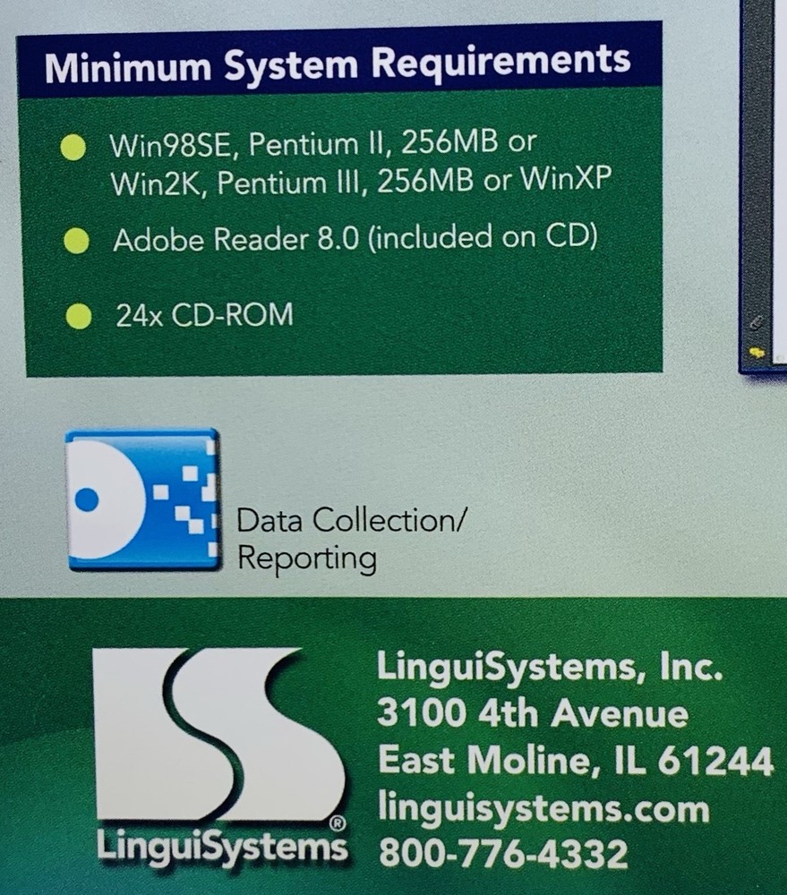 Functional Communication Profile Reporting Software Only No Manual Larry Kleiman