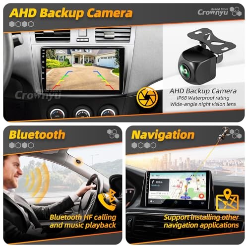 for Mazda 3 Radio Compatible with Wirelessly Carplay Android Auto 2010-2012