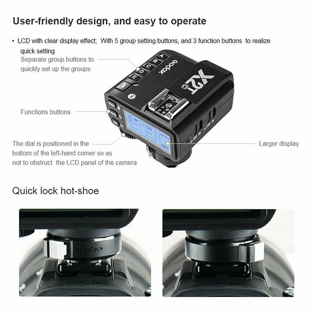 Godox X2T-S Trigger TTL 2.4G Bluetooth Transmitter For Sony