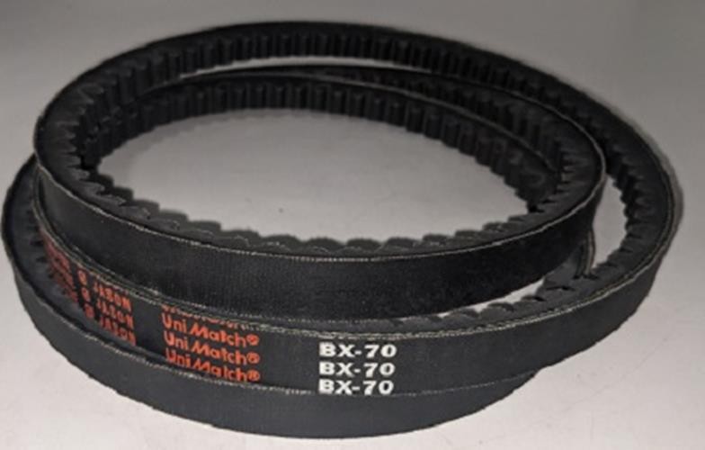 UNIMATCH COGGED BELT PART# BX70