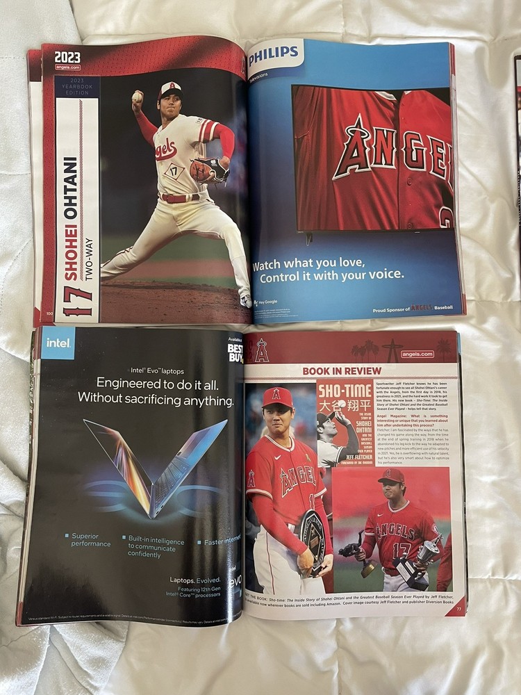 Angels / Yankees Baseball Game Day Programs.