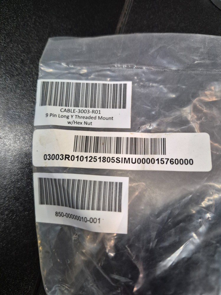 Cable 3003-R01 9 Pin Type long y threaded mount