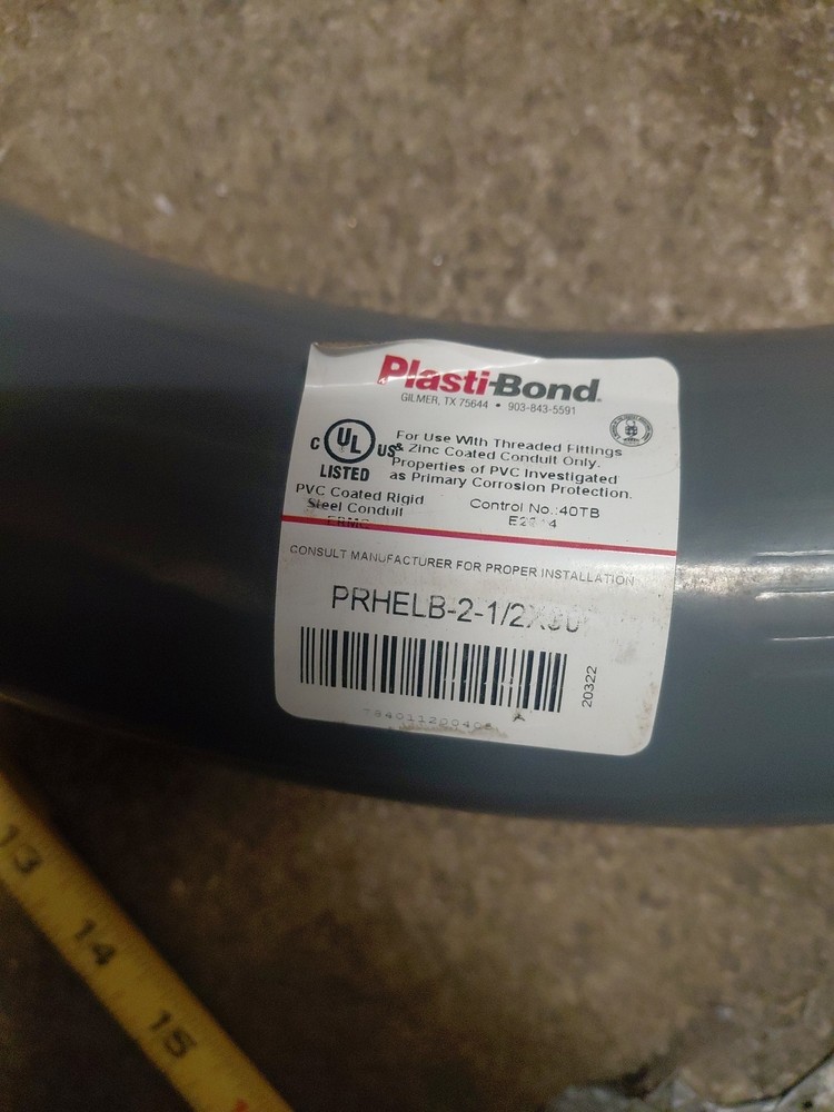 Plasti-bond, PRHELB-2-1/2X90